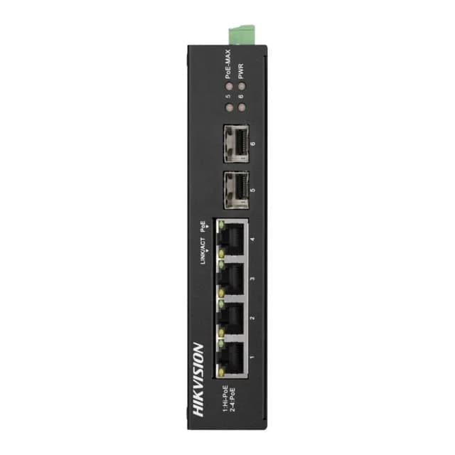 PoE-комутатор Hikvision DS-3T0506HP-E/HS