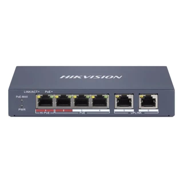 PoE-комутатор Hikvision DS-3E1106HP-EI
