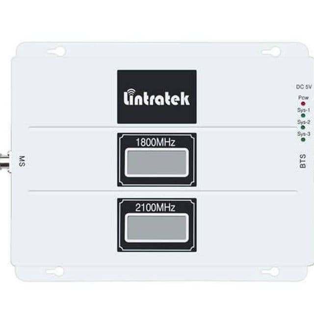 Репітер 2G/3G/4G Lintratek KW20L DW 1800+2000 МГц