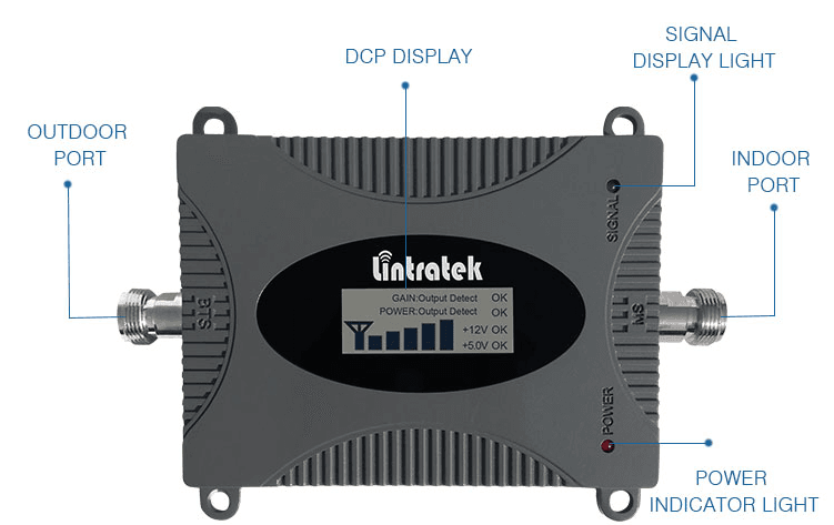 3G підсилювач сигналу (репітер) Lintratek KW16L 2000 МГц
