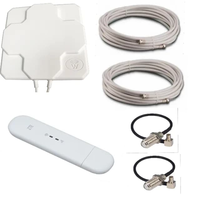 4G комплект ZTE MF79U з Wi-Fi + антена MIMO 2*22 ДБ (швидкість до 150 Мбіт/c)