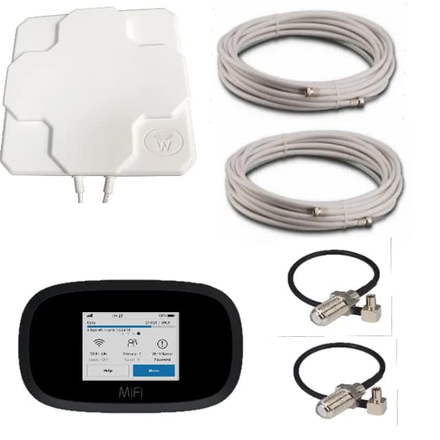 4G комплект антена MIMO 2*22 + LTE Wi-Fi роутер Novatel 8000 (MiFi 8800) LTE Cat.18