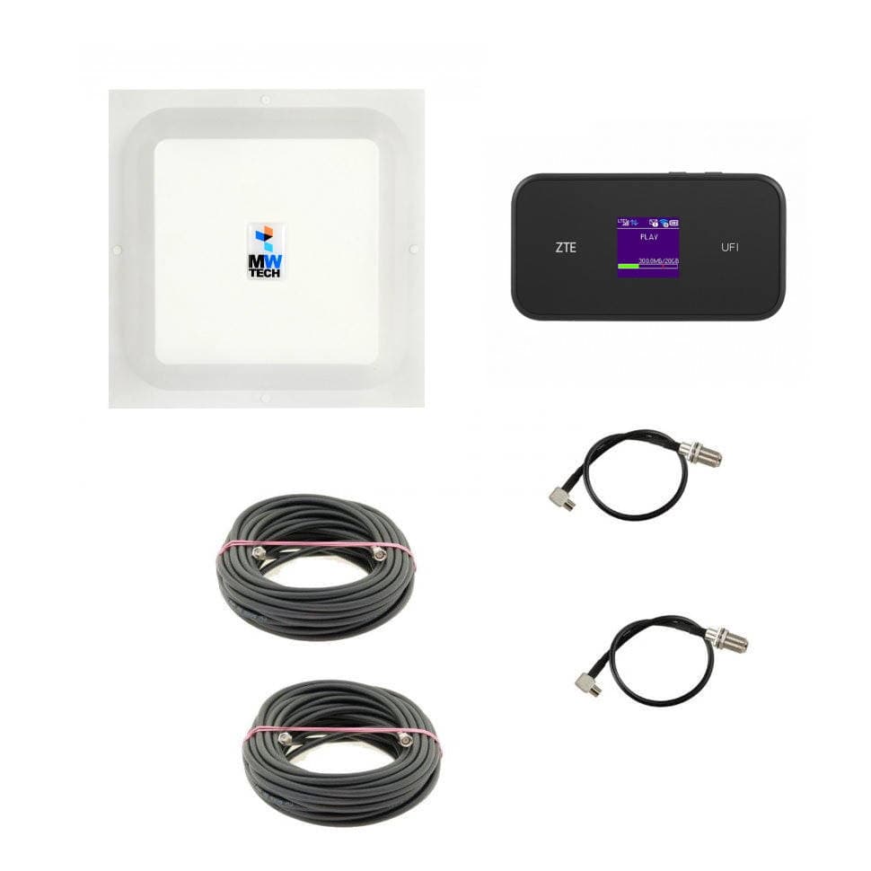 4G комплект ZTE MF980 LTE Cat.9 + антена 17 дБ (швидкість до 450 Мбіт/с)