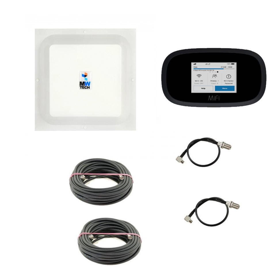 4G комплект антена R-net MIMO 17 дб + LTE Wi-Fi роутер Novatel 8000 (MiFi 8800) LTE Cat.18