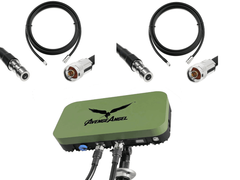 Підсилювач дводіапазонний сигнал антени Avenger Booster Dual-band 2.4G/5.8G комплект із кабелем 20 м