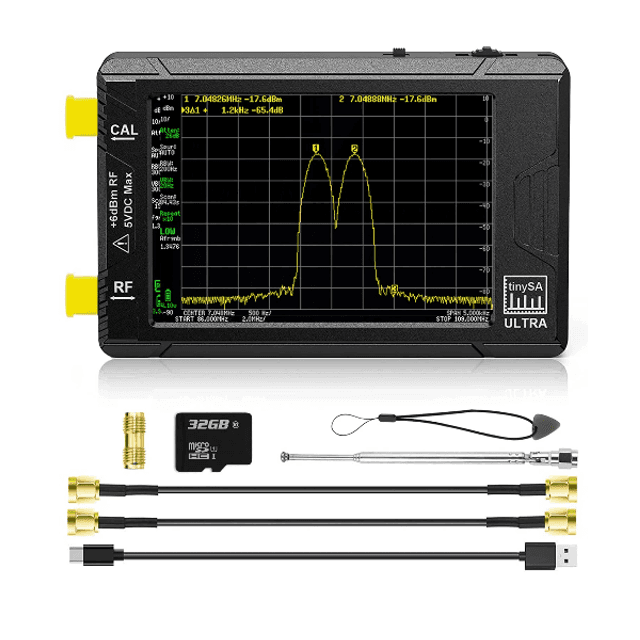 Аналізатор спектра tinySA ULTRA 100 kHz 6 GHz
