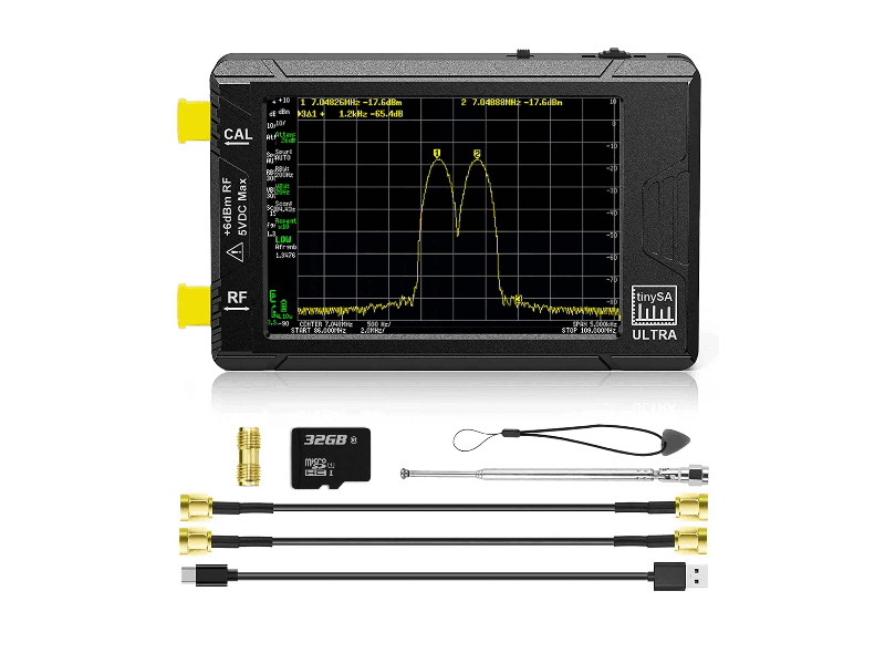 Аналізатор спектра tinySA ULTRA 100 kHz 6 GHz