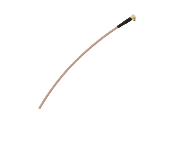 Кутовий кабельний пігтейл MMCX male RG-178 25 см