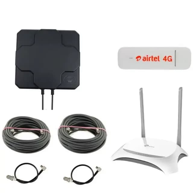Комплект 4G Інтернет-модем Huawei E3372 + Wi-Fi роутер + MIMO антена 22 дБ