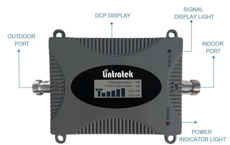 3G підсилювач сигналу (репітер) Lintratek KW16L 2000 МГц