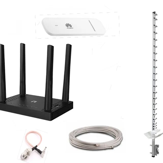 Комплект 4G інтернет Huawei 3372 + Netis N5 AC1200 2,4 ГГц і 5 ГГц