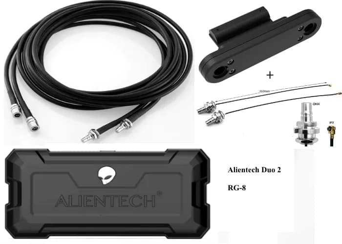 Антена підсилювач сигналу Alientech Duo II 2.4G/5.8G для DJI з кабелем 30 м RG-8
