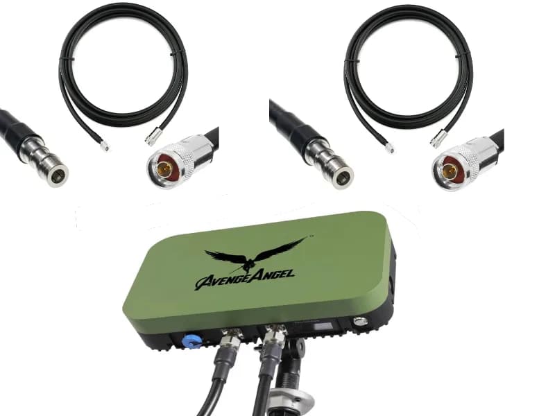 Підсилювач дводіапазонний сигнал антени Avenger Booster Dual-band 2.4G/5.8G комплект із кабелем 20 м