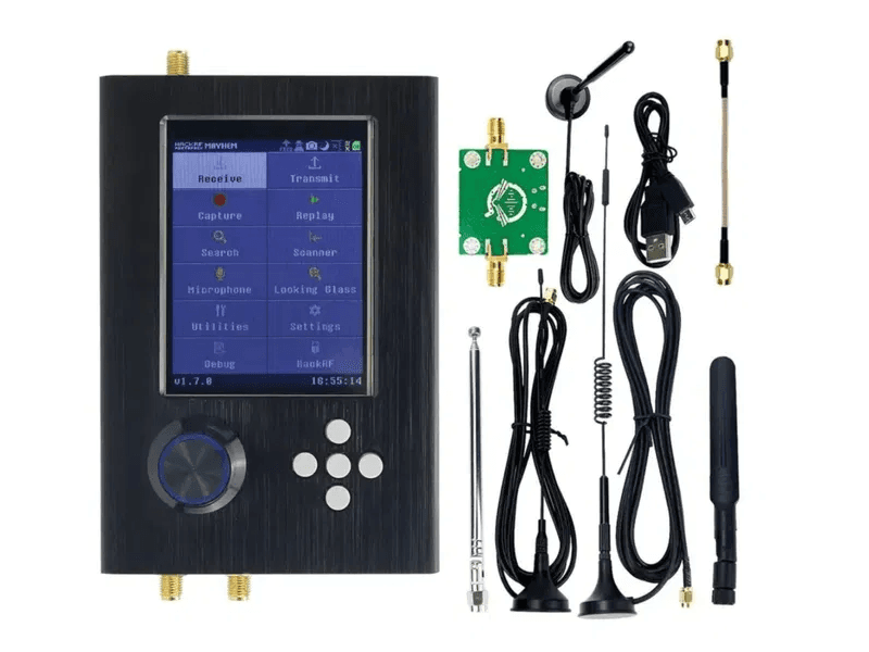 SDR-трансивер HackRF One Portapack H2 Mayhem повний комплект