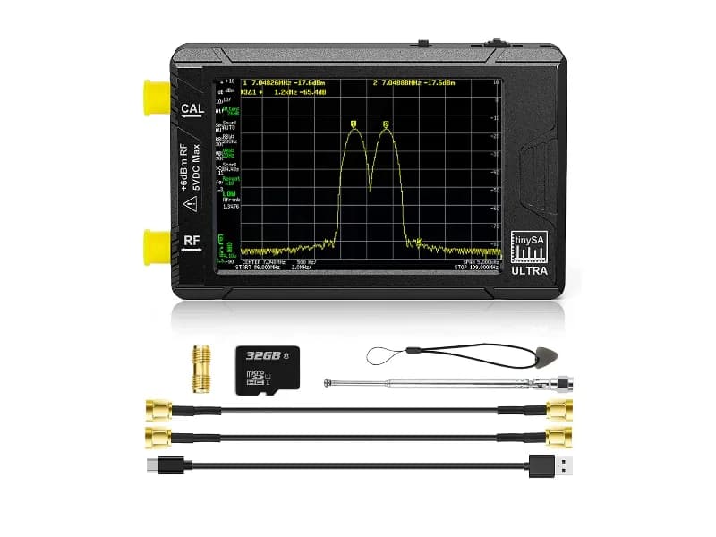 Аналізатор спектра tinySA ULTRA 100 kHz 6 GHz