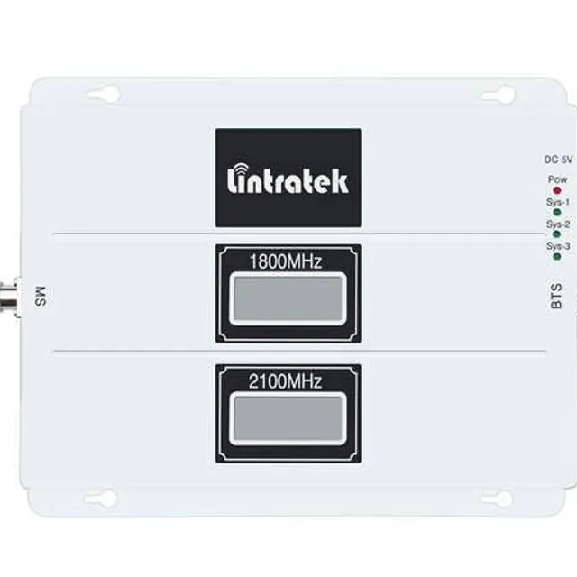 Репітер 2G/3G/4G Lintratek KW20L DW 1800+2000 МГц