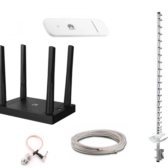 Комплект 4G інтернет Huawei 3372 + Netis N5 AC1200 2,4 ГГц і 5 ГГц
