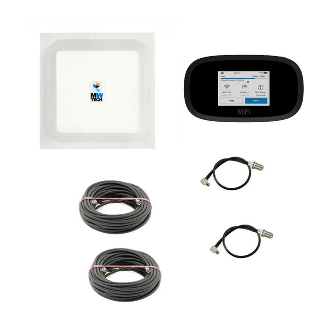 4G комплект антена R-net MIMO 17 дб + LTE Wi-Fi роутер Novatel 8000 (MiFi 8800) LTE Cat.18