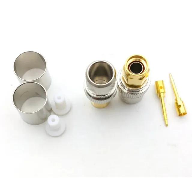 Коннектор sma male для кабеля RG-8 (LMR400, RG-213)