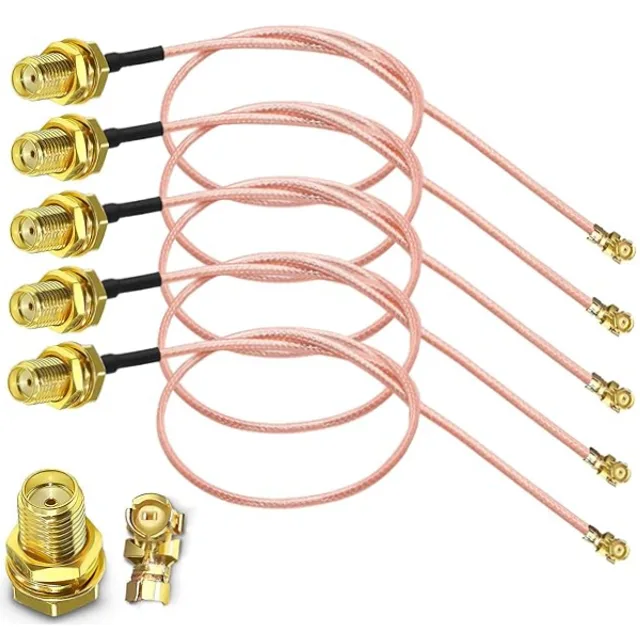 Кабельний пігтейл U.fl/IPEX1 — SMA Female 8 см